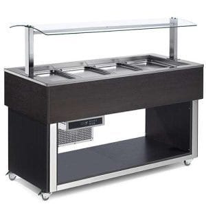 Buffet com refrigeração estática