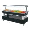 Buffet com aquecimento por banho-maria