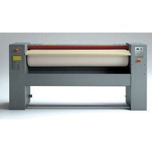 Calandra automática com regulador de velocidade + aspiração + rolo "Nomex" e revestimento do rolo em "Maxpress"