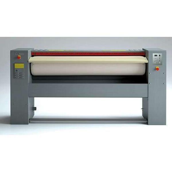 Calandra automática com regulador de velocidade + aspiração + rolo "Nomex" e revestimento do rolo em "Maxpress"