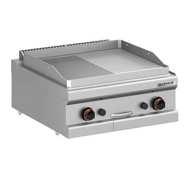 Fry-top a gás duplo