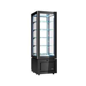VITRINE LUXOR SLIM PRETA KC6A(+14º+16º)VENTI CHOC