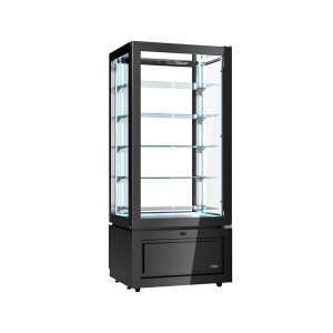 VITRINE LUXOR PRETA KP8A (+2º+10º C) VENTILADA
