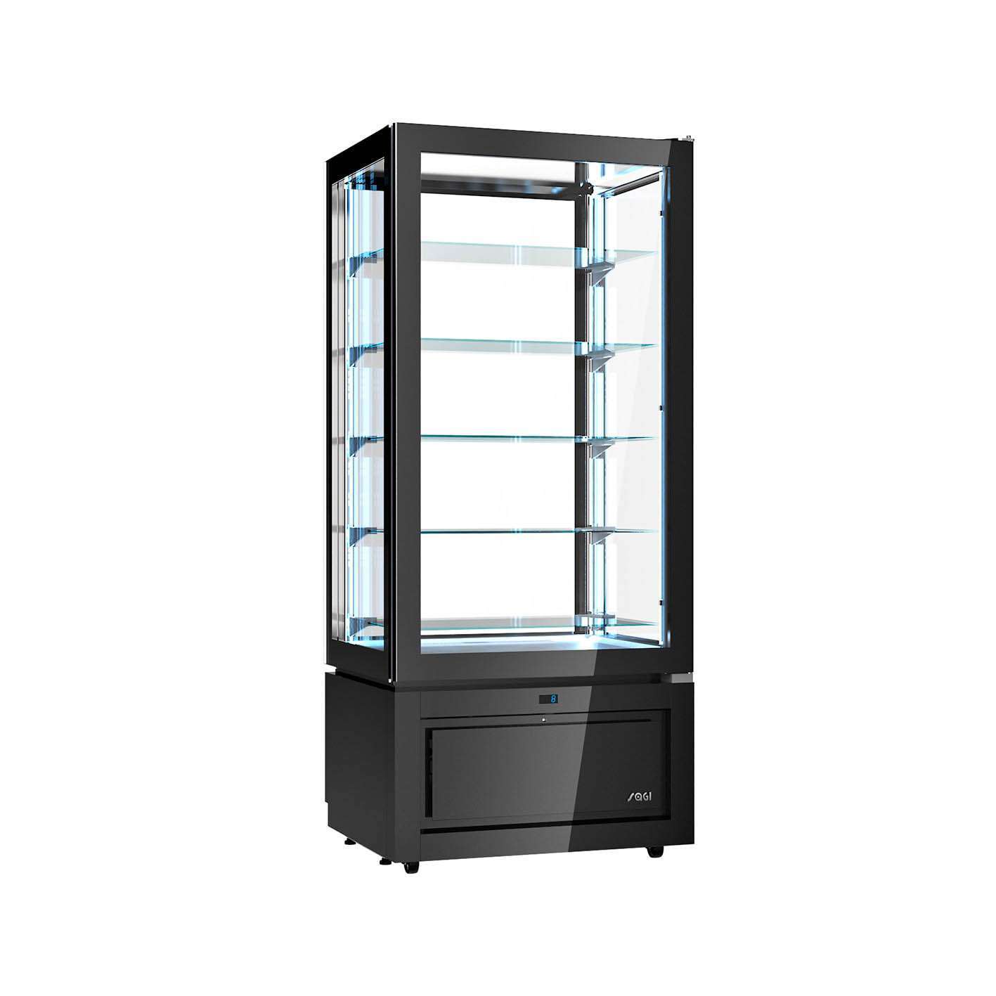 VITRINE LUXOR PRETA KP8A (+2º+10º C) VENTILADA - dev.palamenta.com.pt VITRINE LUXOR PRETA KP8A (+2º+10º C) VENTILADA