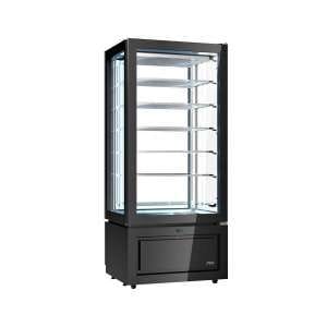 VITRINE LUXOR PRETA KG8A (-25º-15ºC) ESTÁTICA
