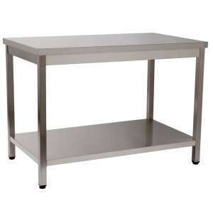 MESA TRABALHO 1 PRAT 1000x700x850 INOX DESMONTADA
