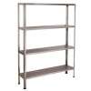 ESTANTERIA MODULAR PERFURADA 1400x400x1800 INOX