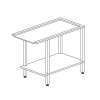 MESA T35 1200x590x850h MOD.HT AX-BX SÓ DE ENTRADA