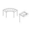 CURVA ROLOS 90º LC97 1300x1300x860h MOD.AX-RX