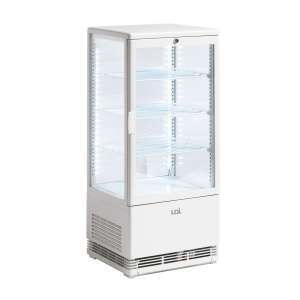 VITRINE EXPOSITORA BRANCA GRELHAS AJUSTAV UDVEGF79