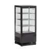 VITRINE EXPOSITORA PRETA UDVEGA80 GRELHAS AJUSTAV