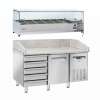 MESA PIZZA (+2~+8ºC)MPR1500-1 PORTA E 5 GAVETAS