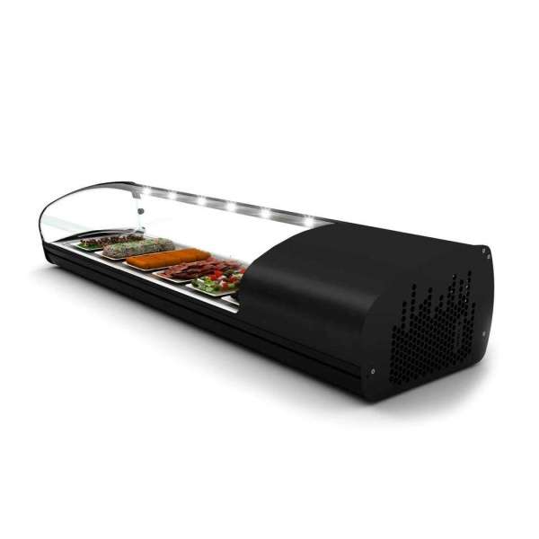 VITRINE REFRIGERADA SHARK SK6P VC CUBA PLANA LEDS