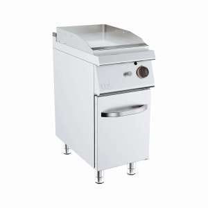 FRY-TOP GAS SIMPLES LISO CROMODURO ARMARIO