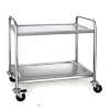 CARRO SERVIÇO MULTIUSO INOX  UDCSMI2 2 PRATELEIRAS