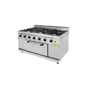 Fogão a Gás de 6 Queimadores com Forno