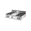 Fogão bancada gás 4Q e placa radiante - V90120TPPCG2T (L900)