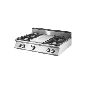 Fogão bancada gás 4Q e placa radiante - V90120TPPCG2T (L900)
