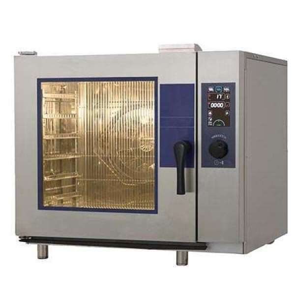 Forno convector misto a gás com caldeira
