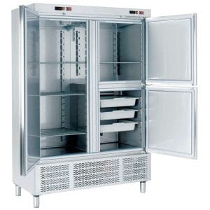 Armário refrigerado  com departamento de peixe Profundidade 726