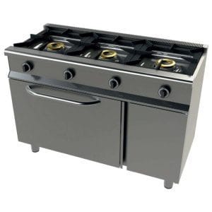 Fogão a gás com forno GN1/1 4