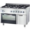Fogão a gás com forno elétrico de convecção GN1/1 6 queimadores 1200x700x850h mm 3