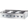 Fogão elétrico de mesa 6 zonas 1200x700x850h mm 6x2