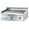 Fry Top a gás de mesa em aço rectificado placa lisa/areada 800x700x250h mm 13Kw