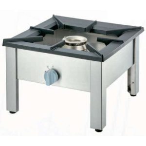 Fogão a gás auxiliar 1 chama 565x605x380h mm 9 kW