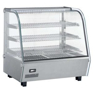 Armário expositor a quente de 120 litros 678x568x685h mm a  XCR