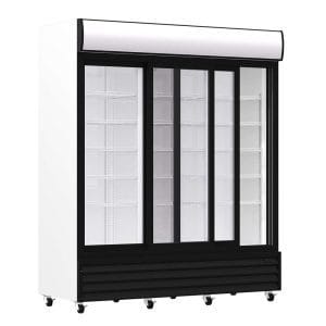 Armário expositor refrigerado 1600 litros 3 portas de vidro deslizantes 1720 x730 x2060h mm