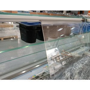 Vitrina com portas de correr para trás VPL100VPR