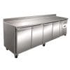 Mesa Frigorífica GN1/1 Aço Inoxidável 4 Portas 2230x700x960h