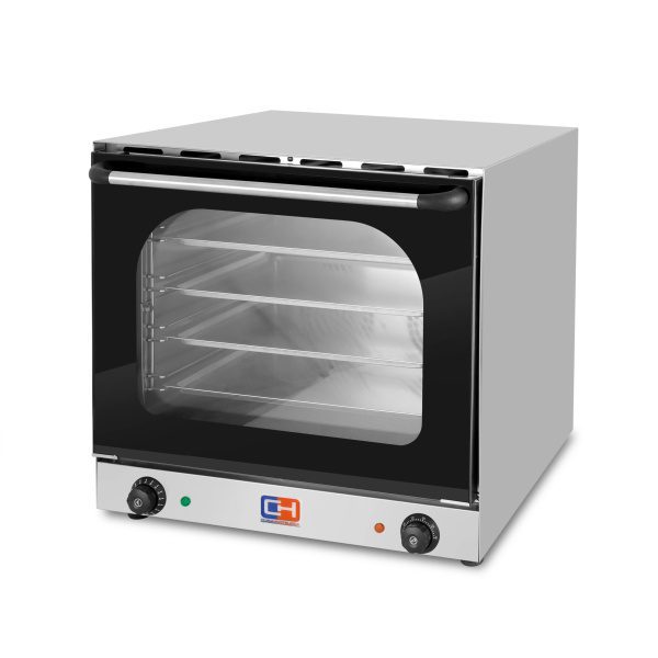 Forno elétrico de convecção para snacks 4 tabuleiros 435x315 mm