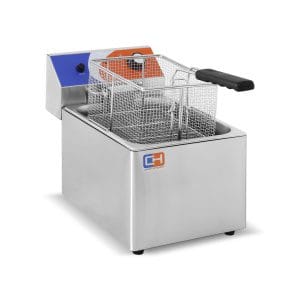 Fritadeira eléctrica 8 litros SEM torneira 265 x420 x340h mm