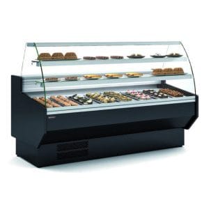 Vitrina Refrigerada De Vidro Curvo Padaria Profundidade 900 Dim