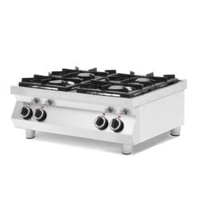Fogão a gás  com 4 bicos para mesa, 19kW, 800x700x(H)310mm