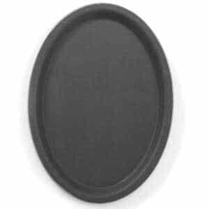 Tabuleiro para servir antiderrapante, oval, 160x230mm