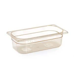 Recipiente GN 1/3, resistente a altas temperaturas, GN 1/3, 3,8L, Transparente, 325x176x(H)100mm