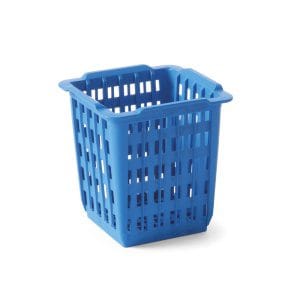 Cesto para talheres, azul, 125x84x(H)135mm