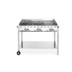 Green Fire com 3 bicos de gás, 17,4kW, 1078x612x(H)825mm