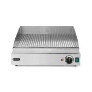 Grelhador com nervuras, totalmente canelado, 230V/2400W, 550x435x(H)245mm