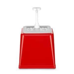 Dispensador de molhos, 2,5L, Vermelho, 230x210x(H)327mm