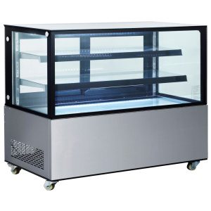 Expositores frigoríficos com 2 prateleiras, 510L, 230V/490W, 1524x677x(H)1230mm
