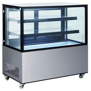 Expositores frigoríficos com 2 prateleiras, 410L, 230V/490W, 1224x677x(H)1230mm