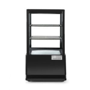 Expositor frigorífico 58 L, preto, 230V/170W, 444x397x(H)795mm