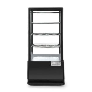 Expositor frigorífico 78 L, preto, 230V/170W, 444x397x(H)940mm