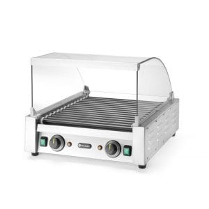 Cobertura de vidro para grelhas de salsichas, 470x591x(H)250mm