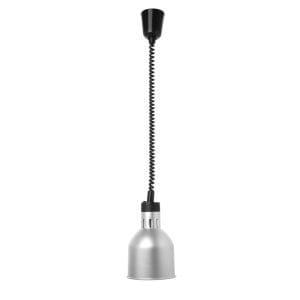 Candeeiro de aquecimento cilíndrico, Prateado, 230V/250W, ø175x(H)250mm