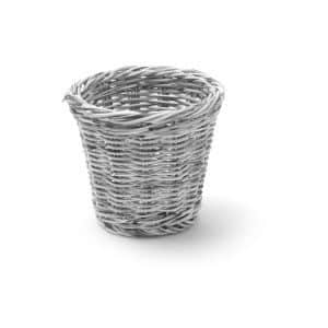 Cesto para snacks, Cinzento-claro, ø130x(H)110mm